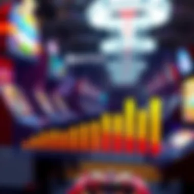 Engagement Metrics in Gaming Apps Graph showcasing user engagement statistics