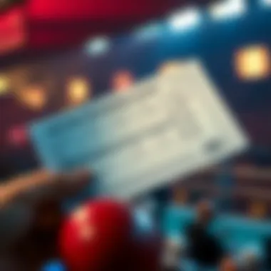 Boxing match betting slip