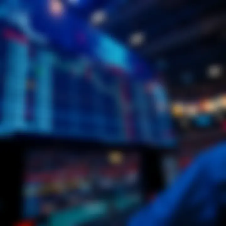 Boxing odds displayed on a screen