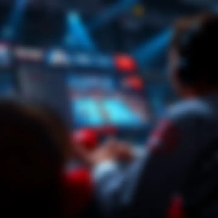 Online betting interface for boxing