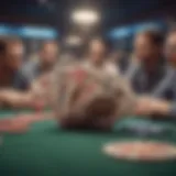 A dynamic scene from the World Series of Poker featuring intense gameplay.