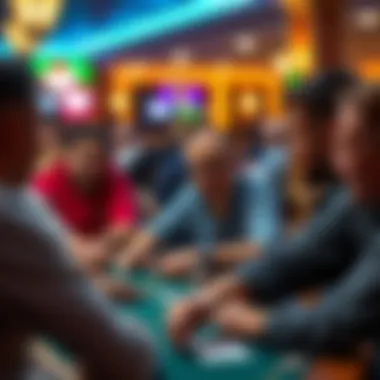 Community interactions within WPT Zynga Poker